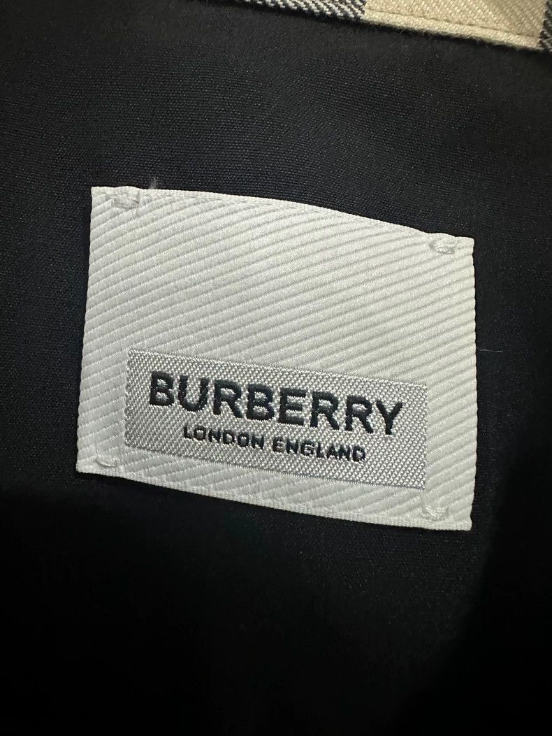 Burberry Burberry Black Plaid Cuff Button-Up Shirt Size US XXL / EU 58 / 5 - 3 Thumbnail