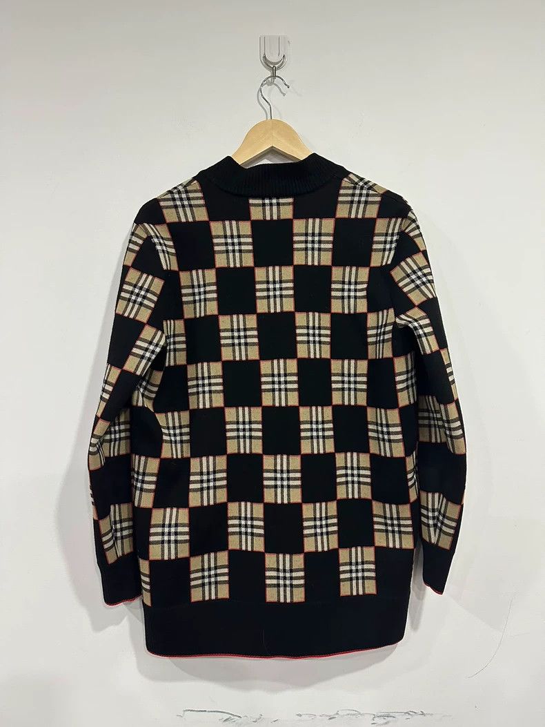 Burberry Burberry Black Checkered Cardigan Size US S / EU 44-46 / 1 - 2 Thumbnail