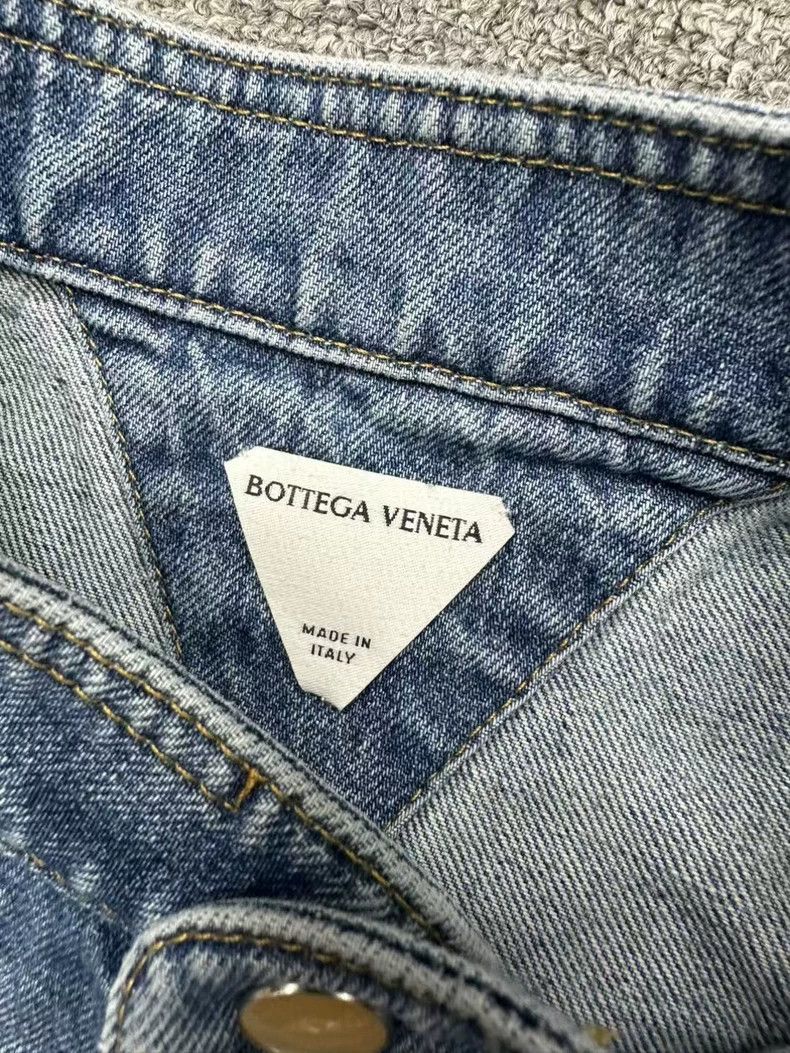 Bottega Veneta BV New Washed Denim Shirt Jacket Size US L / EU 52-54 / 3 - 3 Thumbnail