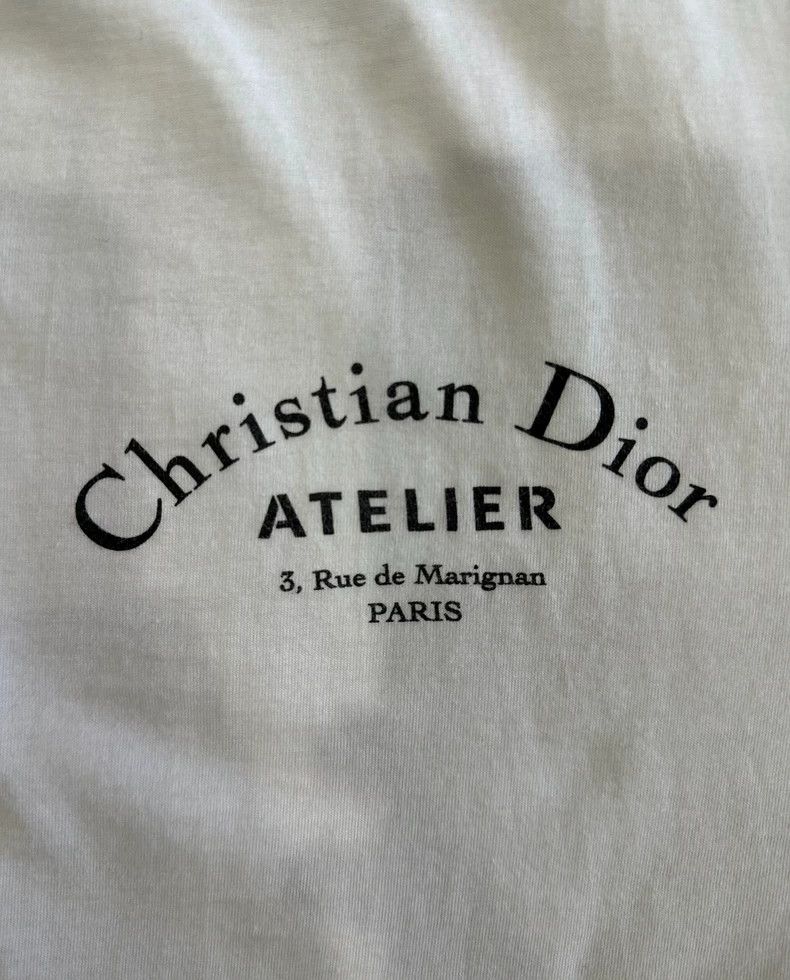 Dior Dior Slogan White Short Sleeve T-Shirt Size US M / EU 48-50 / 2 - 4 Thumbnail