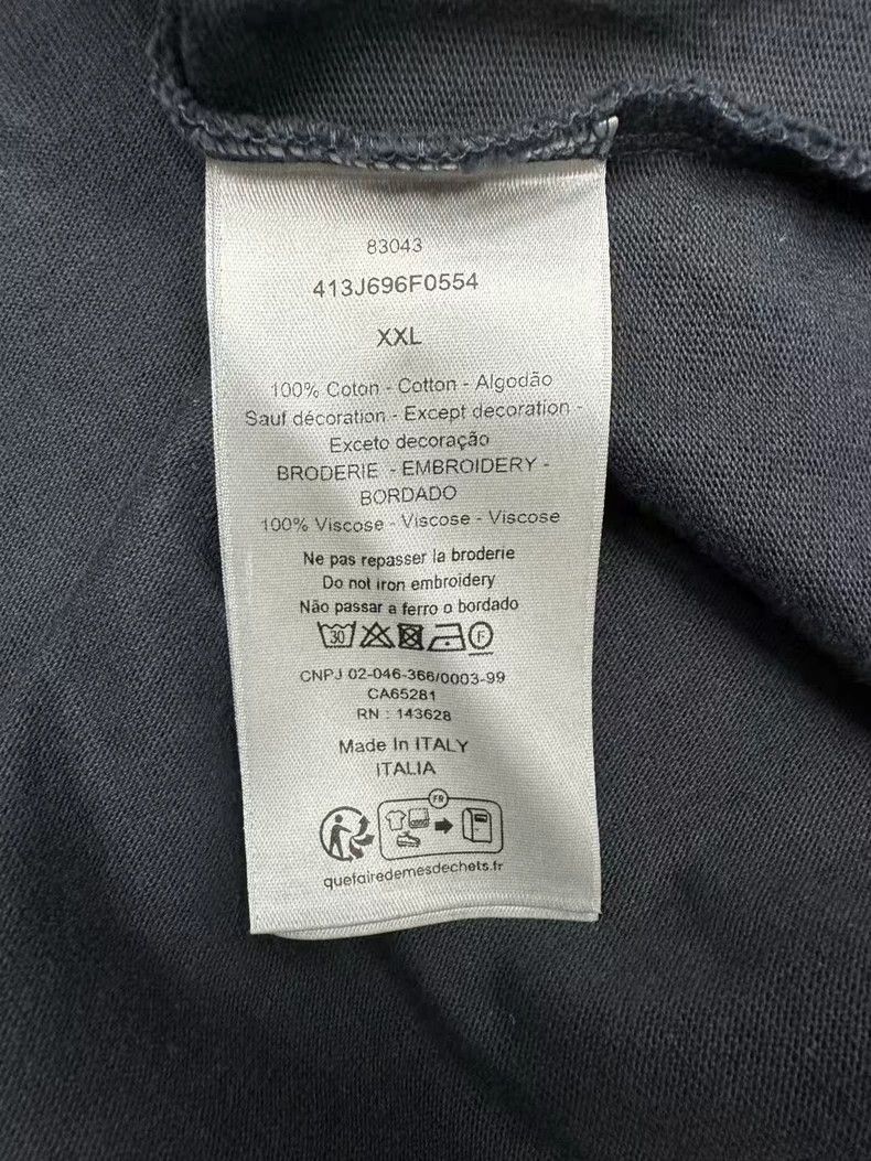Dior Dior 1947 Embroidered Short Sleeve Tee Size US XXL / EU 58 / 5 - 2 Thumbnail
