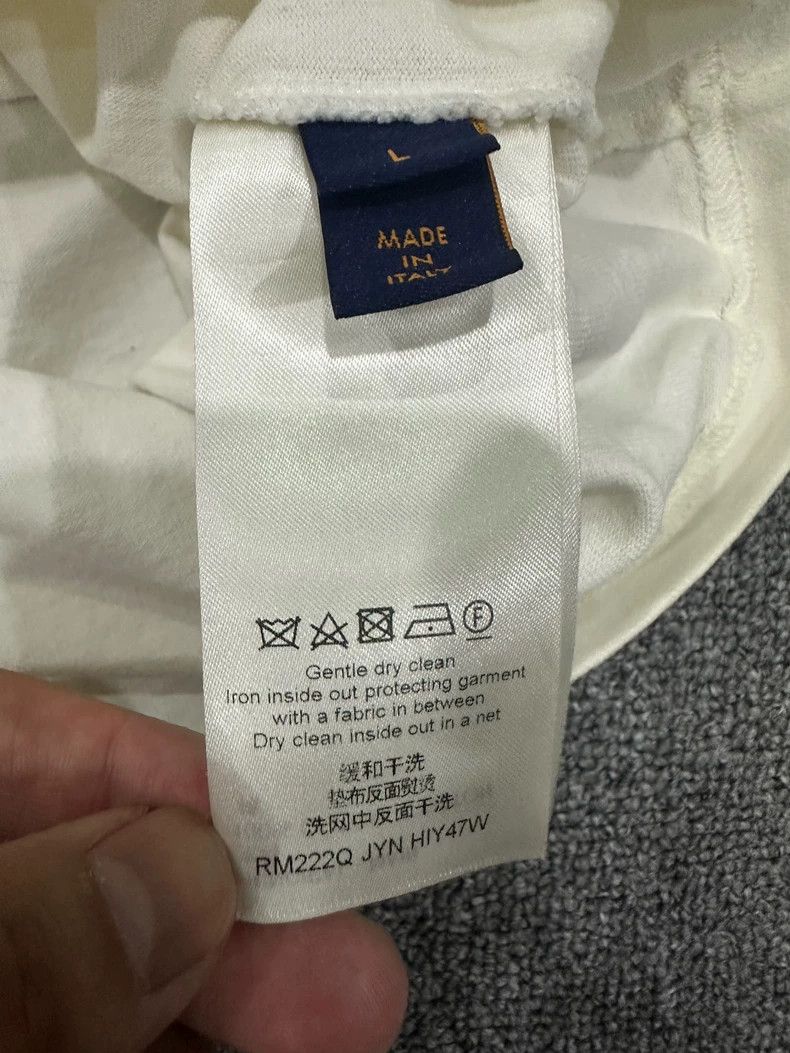 Louis Vuitton Louis Vuitton White Short Sleeve T-Shirt Size US L / EU 52-54 / 3 - 4 Thumbnail
