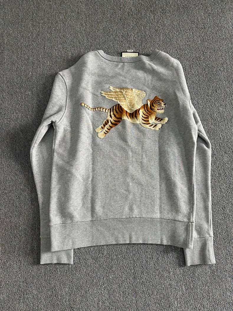 Gucci Gucci Gray Square Graphic Sweatshirt Size US XS / EU 42 / 0 - 2 Thumbnail
