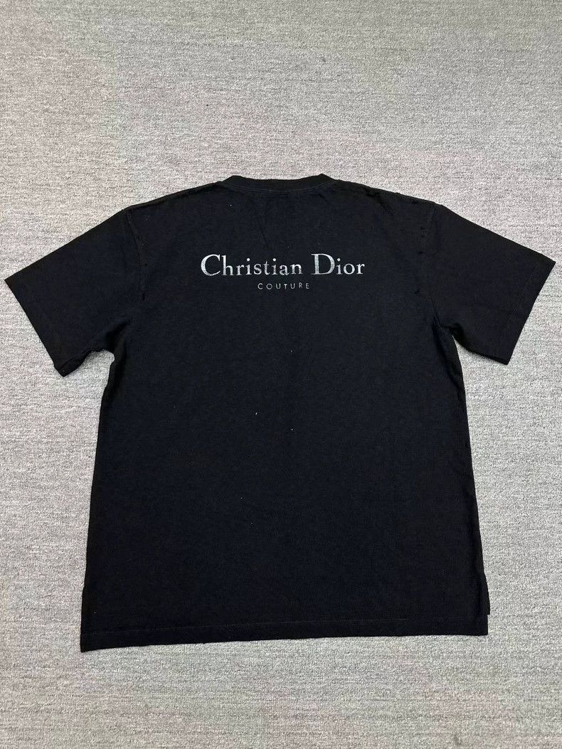 Dior Dior Distressed Letter Short Sleeve T-shirt Size US XXL / EU 58 / 5 - 2 Thumbnail