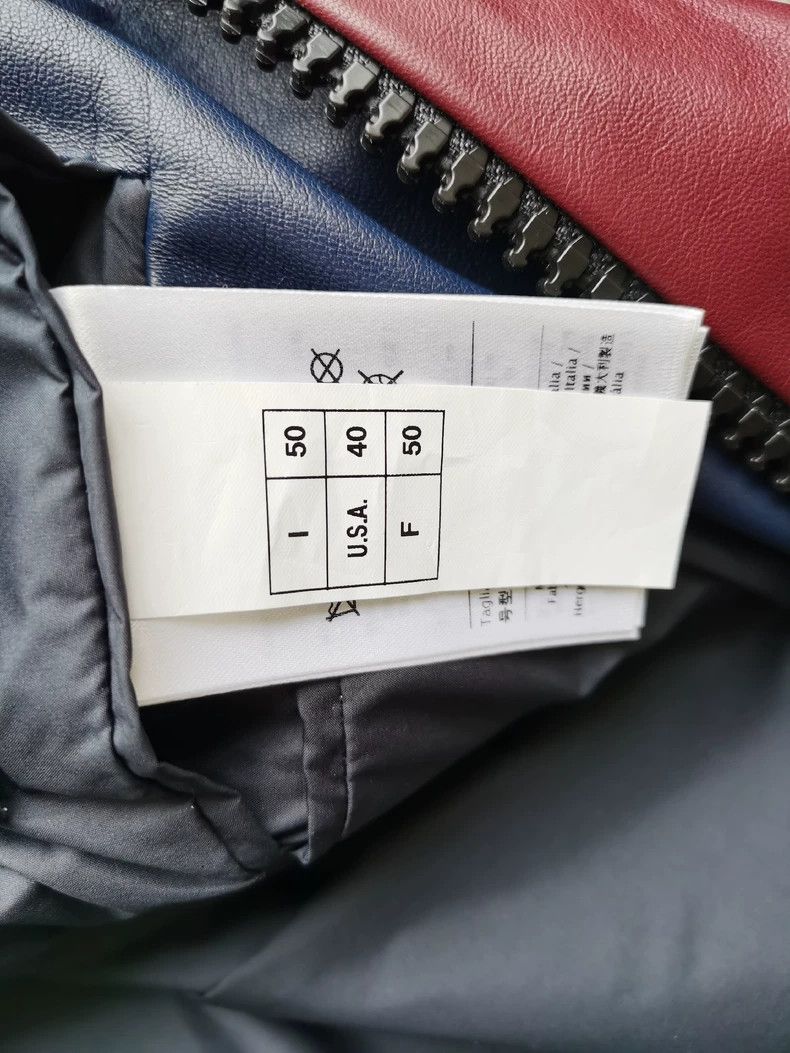 Valentino Valentino Lambskin Geometric Leather Jacket Size US L / EU 52-54 / 3 - 6 Thumbnail