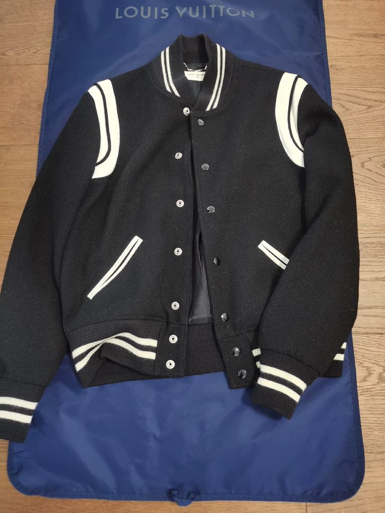Hedi Slimane Saint Laurent Paris Hedi Design Bomber Jacket Size US M / EU 48-50 / 2 - 2 Thumbnail