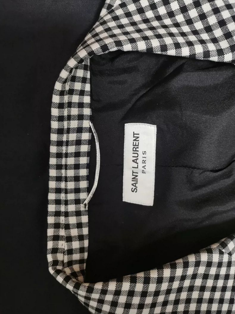 Saint Laurent Paris Saint Laurent Paris Houndstooth Blazer Size US L / EU 52-54 / 3 - 7 Thumbnail