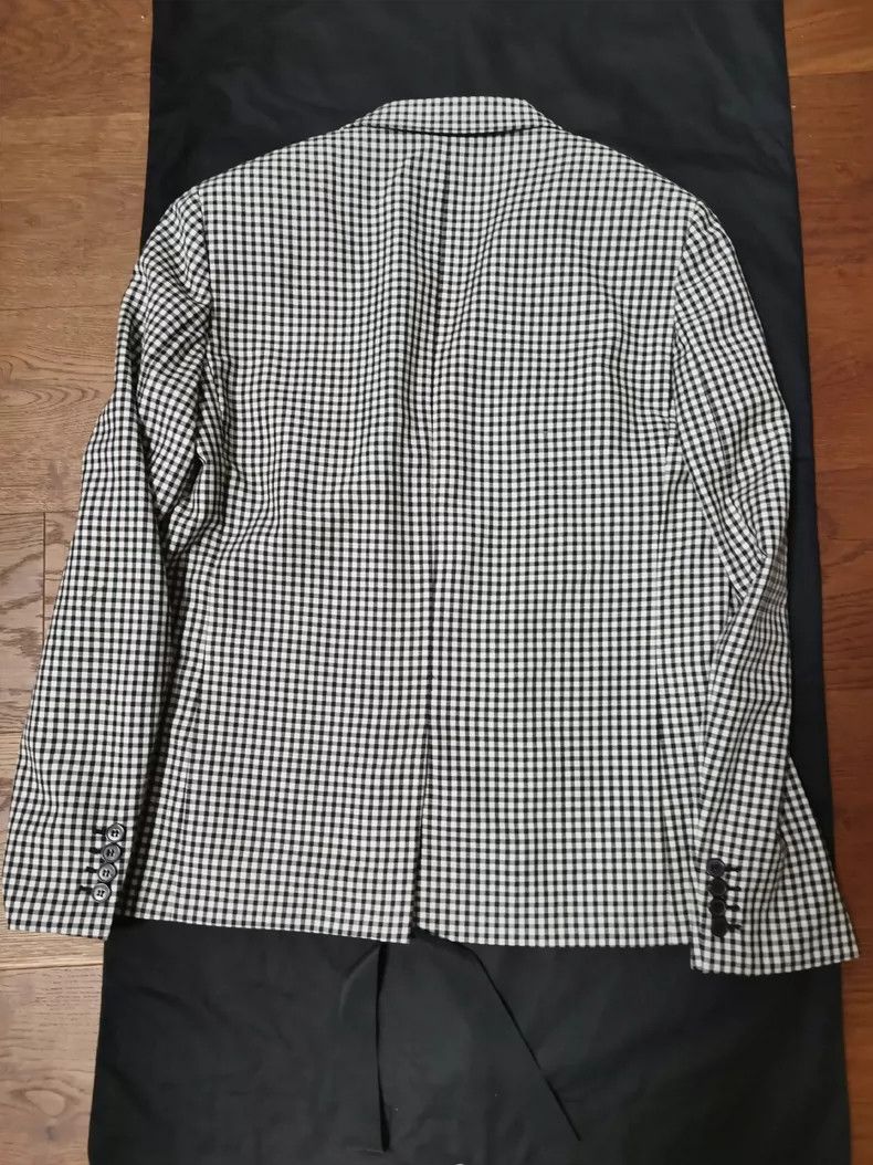 Saint Laurent Paris Saint Laurent Paris Houndstooth Blazer Size US L / EU 52-54 / 3 - 5 Thumbnail