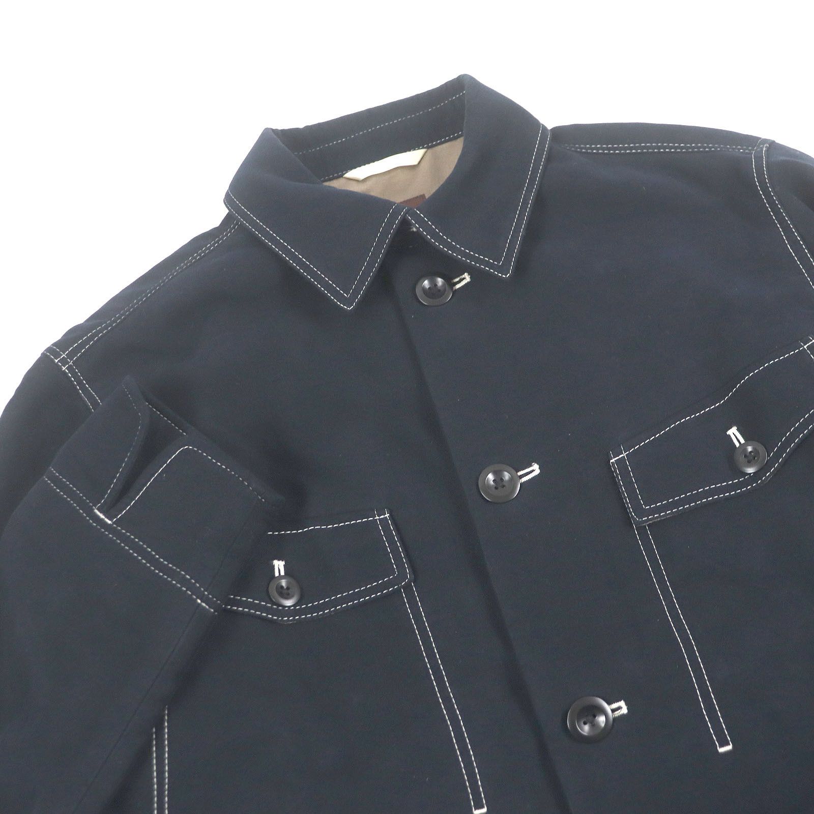 Paul Smith Paul Smith Paul Smith Collection Moleskin Cotton Jacket Cotton Outerwear DUTY FREE for USA Size ONE SIZE - 2 Thumbnail