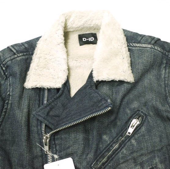 Other Other D-ID BIKER JACKET Denim Jacket Cotton Outerwear 136217 Size ONE SIZE - 4 Thumbnail