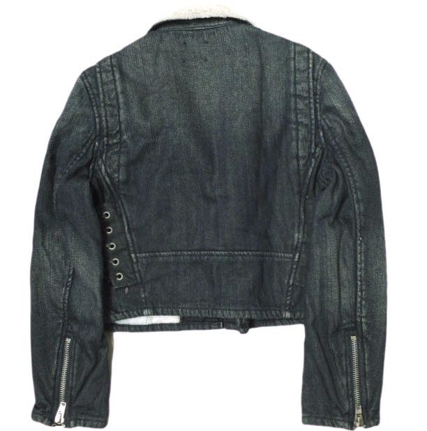 Other Other D-ID BIKER JACKET Denim Jacket Cotton Outerwear 136217 Size ONE SIZE - 2 Thumbnail
