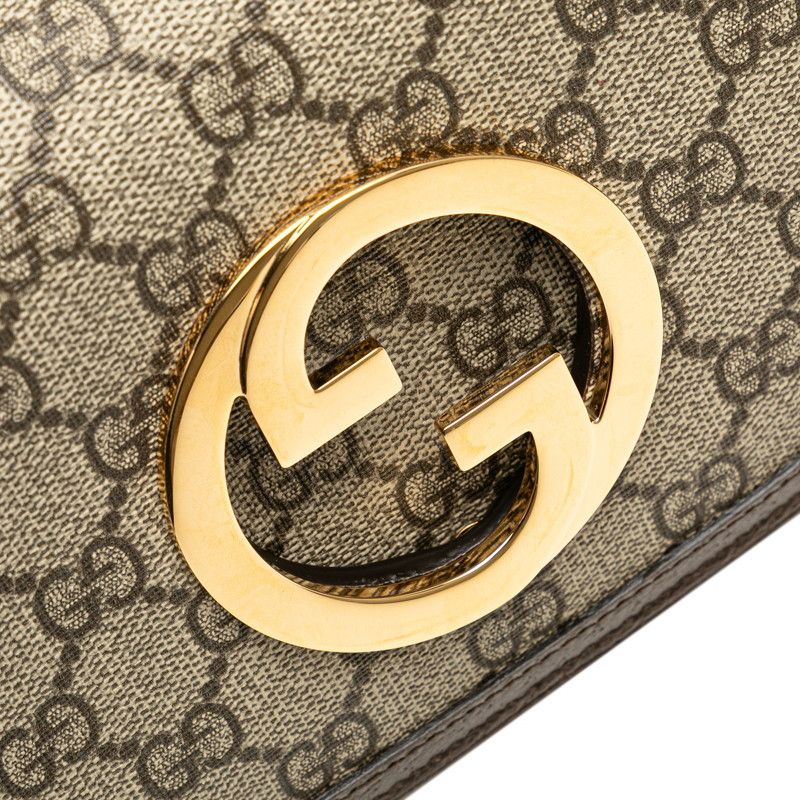 Gucci Gucci Gucci Blondie GG Supreme PVC Belt Bag Leather Belt Bag 703807 DUTY FREE for USA Size ONE SIZE - 4 Thumbnail