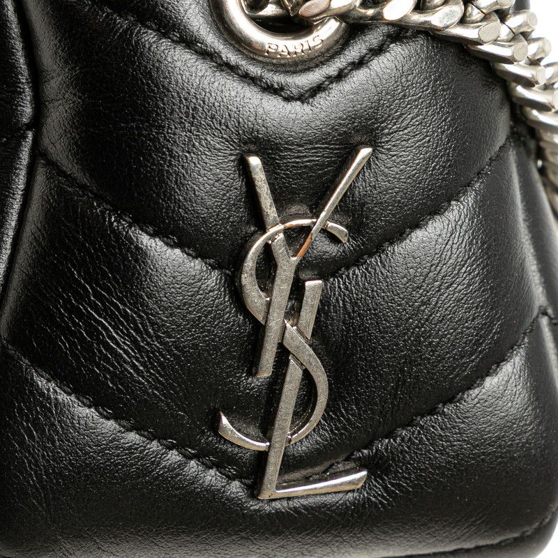 Yves Saint Laurent Yves Saint Laurent Saint Laurent Loulou Bowling Leather Shoulder Bag Leather Shoulder Bag 457588 Size ONE SIZE - 5 Thumbnail
