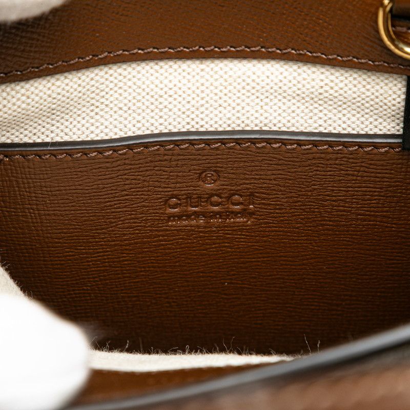 Gucci Gucci Gucci Interlocking G GG Supreme PVC 2way shoulder bag Leather Shoulder Bag 671623 Size ONE SIZE - 7 Thumbnail