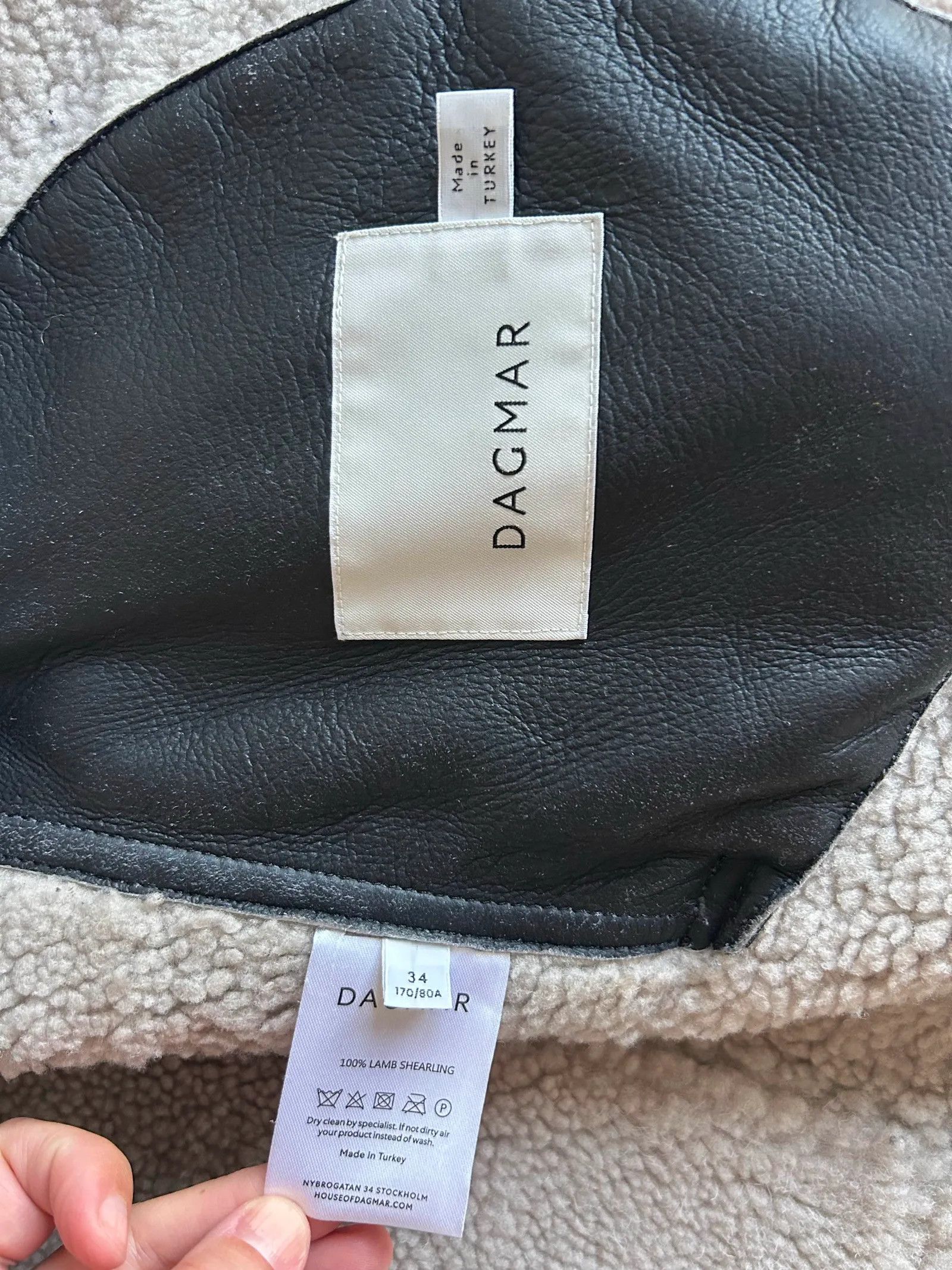 Dagmar Dagmar Dagmar shearling jacket Leather Jacket Size XS / US 0-2 / IT 36-38 - 2 Thumbnail