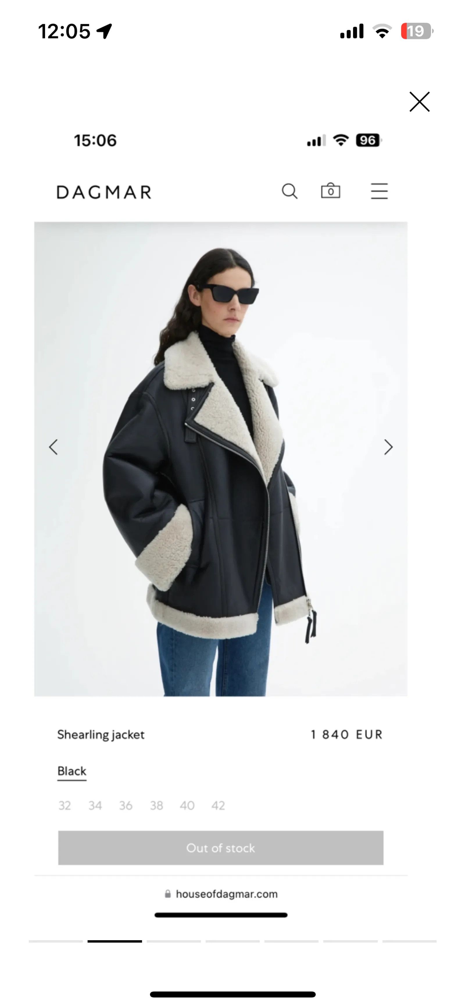Dagmar Dagmar Dagmar shearling jacket Leather Jacket Size XS / US 0-2 / IT 36-38 - 4 Thumbnail