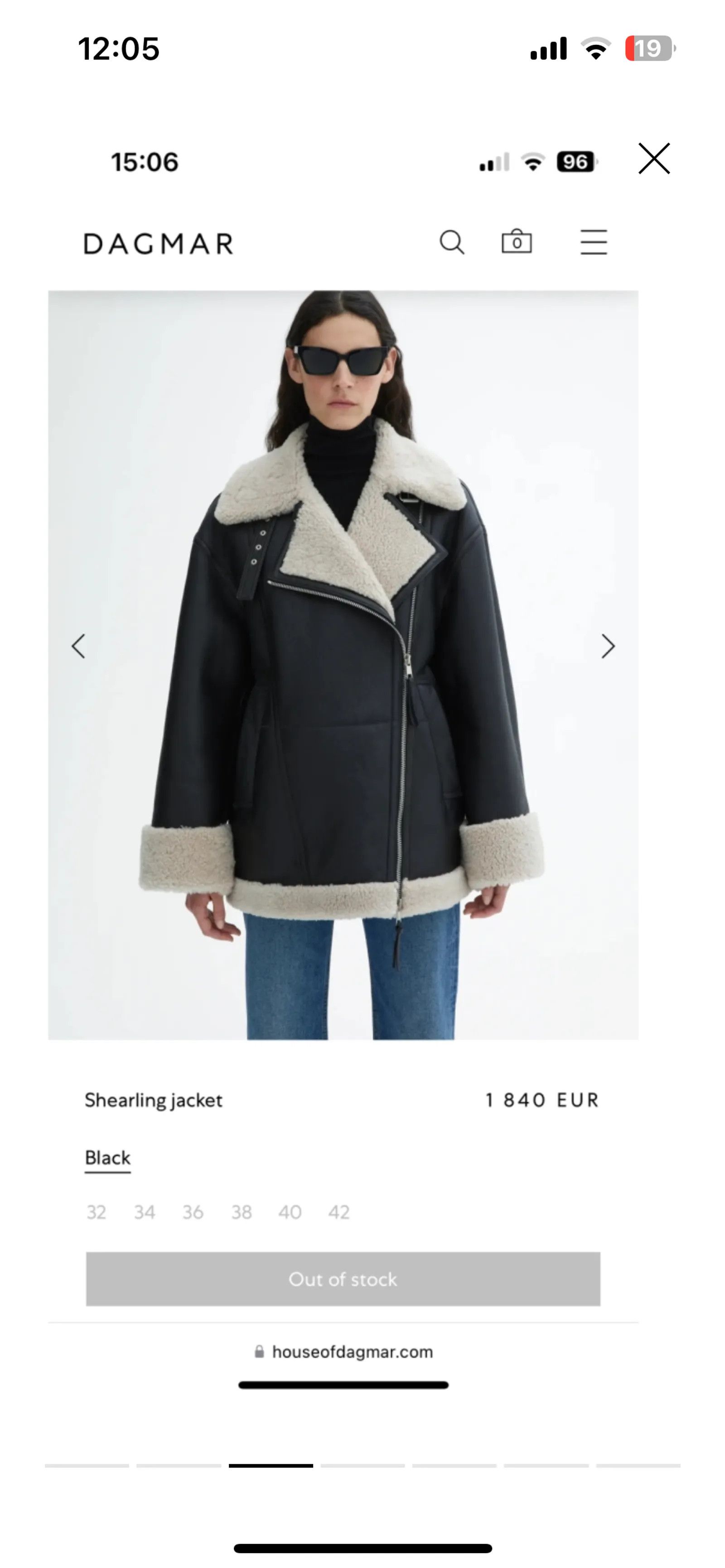 Dagmar Dagmar Dagmar shearling jacket Leather Jacket Size XS / US 0-2 / IT 36-38 - 5 Thumbnail