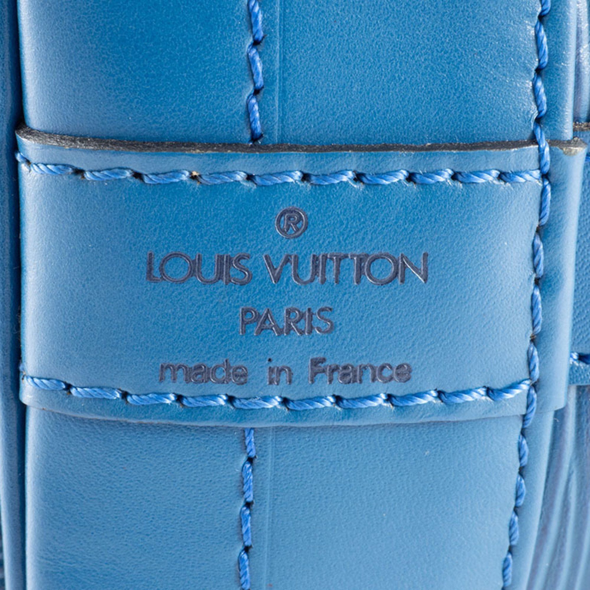 Louis Vuitton Noe Shoulder Bag M44005 Epi Leather Toledo Blue Women's LOUIS VUITTON