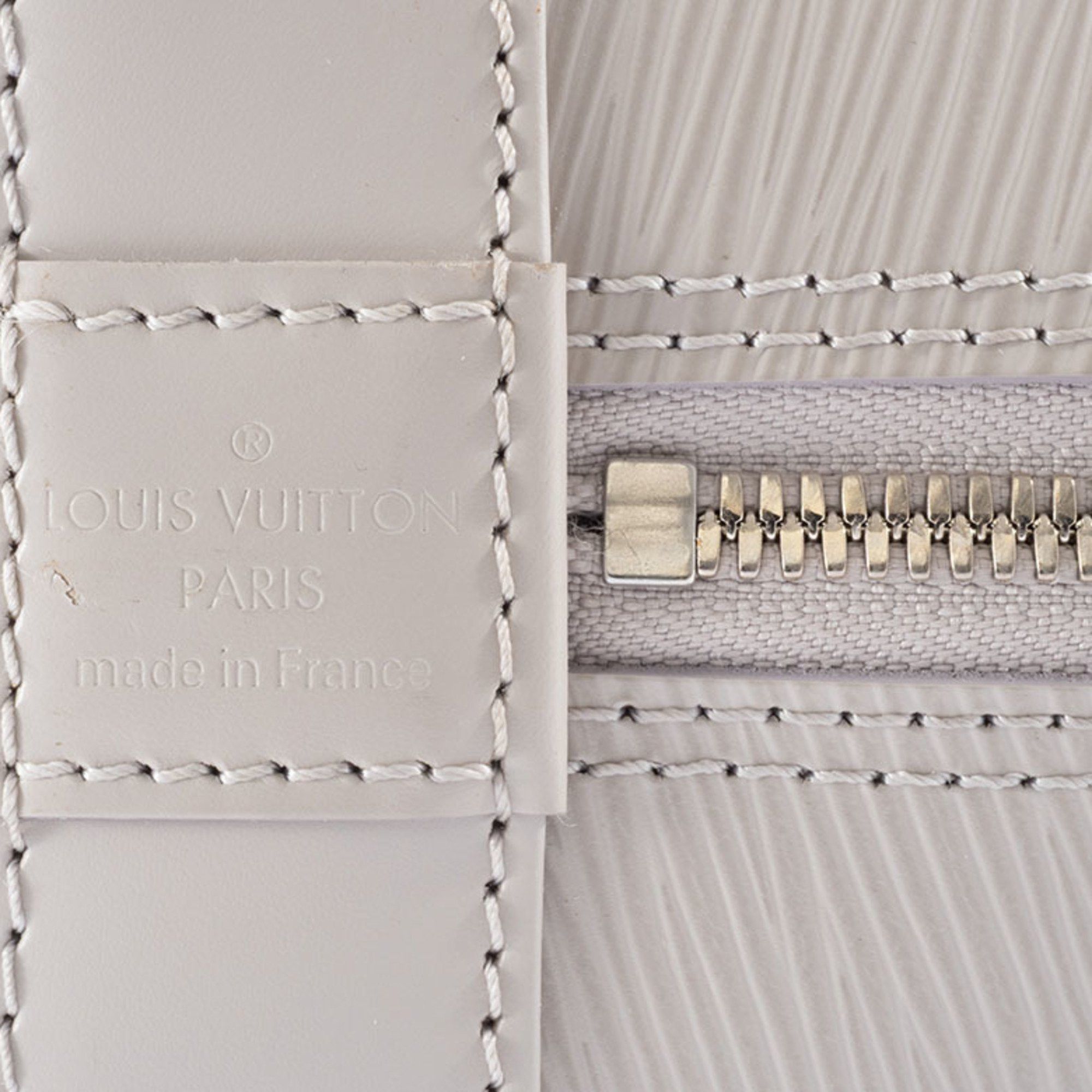 Louis Vuitton Louis Vuitton Alma PM Handbag M40621 Epi Leather Grey White Women's Gray LOUIS VUITTON Size ONE SIZE - 8 Thumbnail