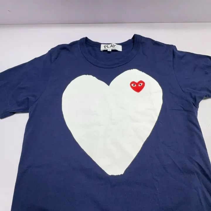 Comme des Garcons Comme des Garçons Play Heart Tee 0079 Size L / US 10 / IT 46 - 8 Thumbnail