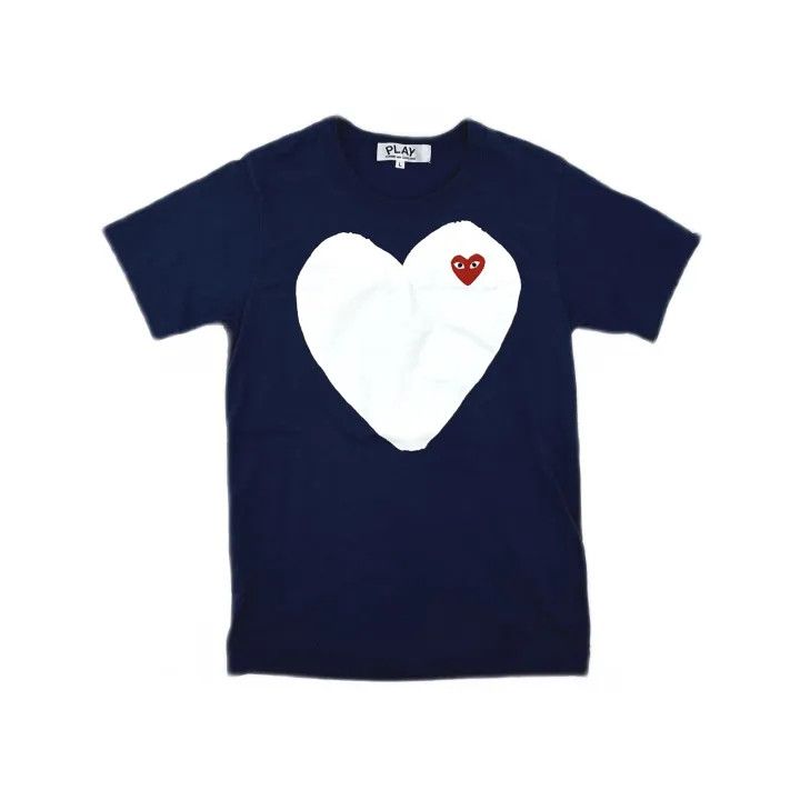 Comme des Garcons Comme des Garçons Play Heart Tee 0079 Size L / US 10 / IT 46 - 2 Thumbnail