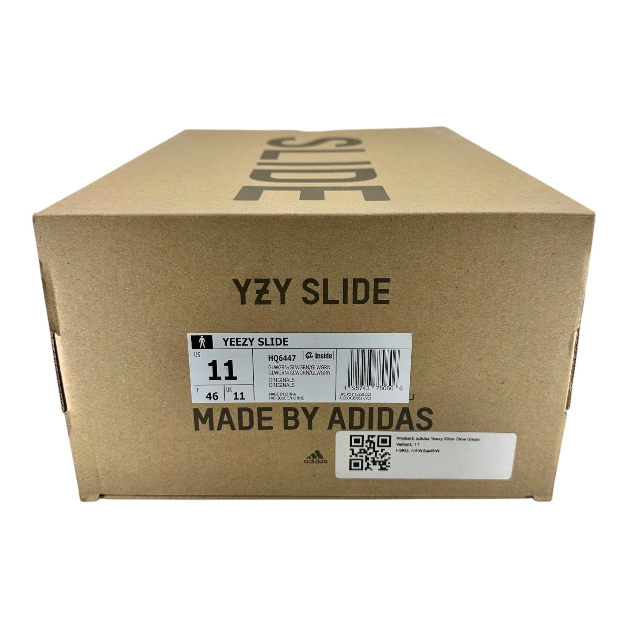 adidas gazelle silver green womens Adidas Yeezy Slide Glow Green (2022) (Restock) main image 0