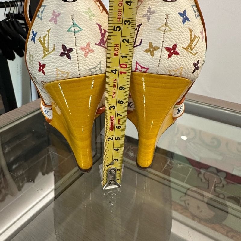 Louis Vuitton Louis Vuitton Colorful Heels for Women 0079 Size US 7 / IT 37 - 8 Thumbnail