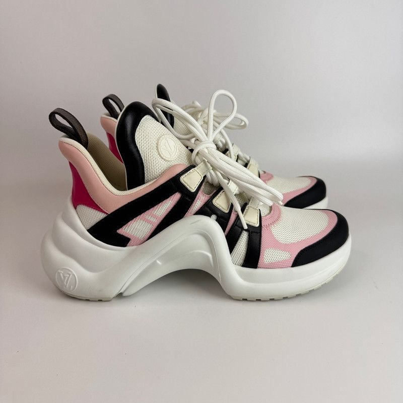 Louis Vuitton Louis Vuitton Archlight Low-Top Sneakers in Pink 0079 Size US 7 / IT 37 - 6 Thumbnail