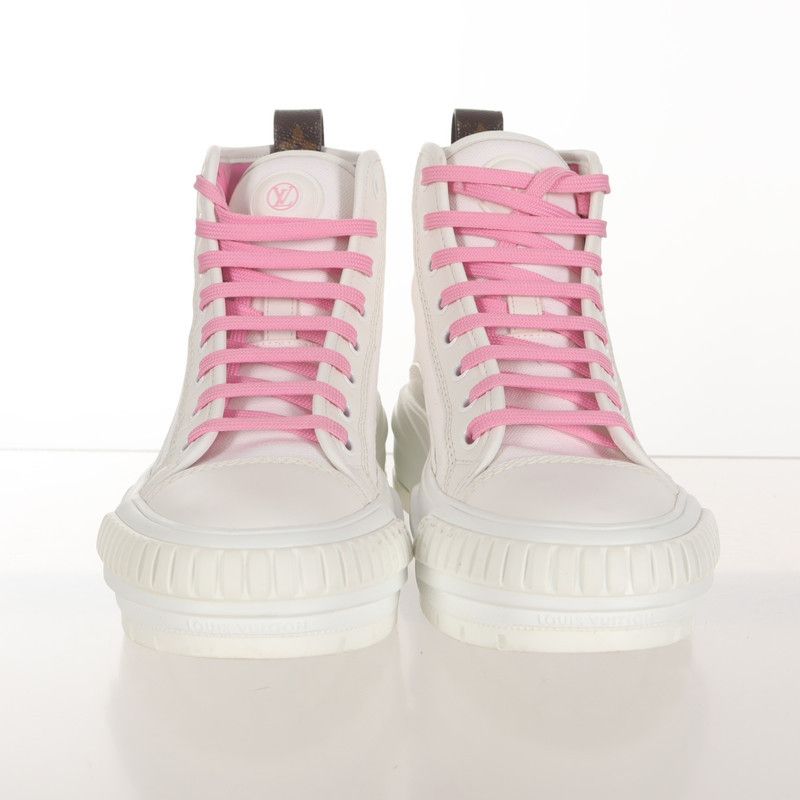 Louis Vuitton Louis Vuitton Squad High-Top Sneakers for Women 0079 Size US 8 / IT 38 - 2 Thumbnail