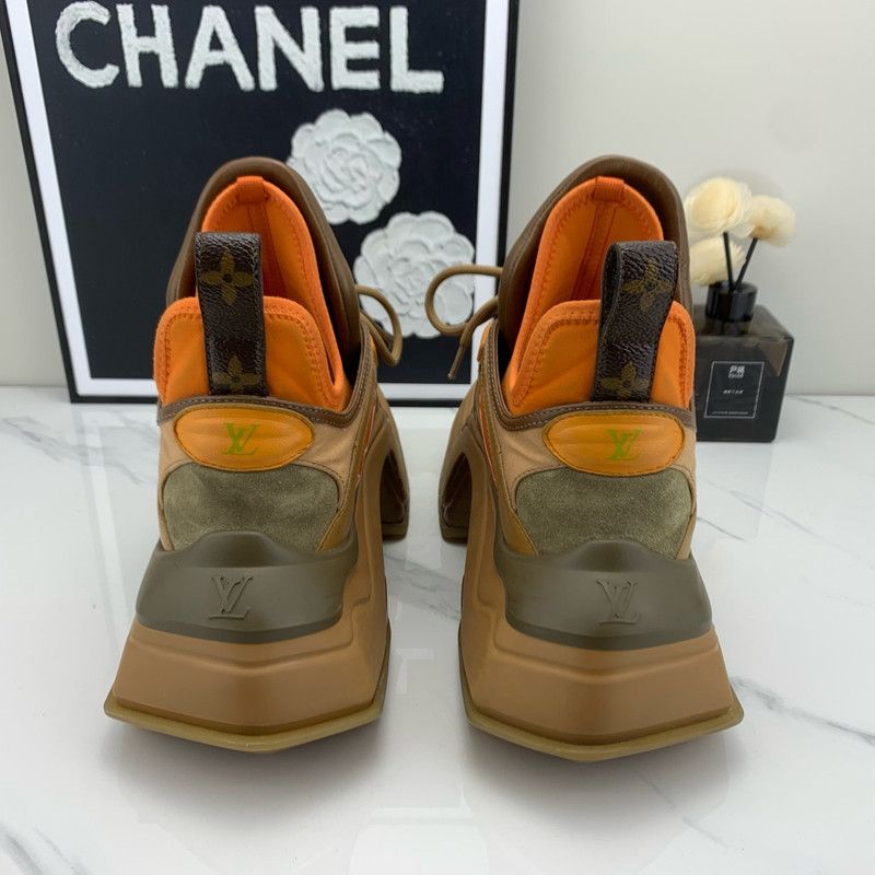 Louis Vuitton Louis Vuitton Archlight 2.0 Brown Sneakers 0079 Size US 7 / IT 37 - 3 Thumbnail