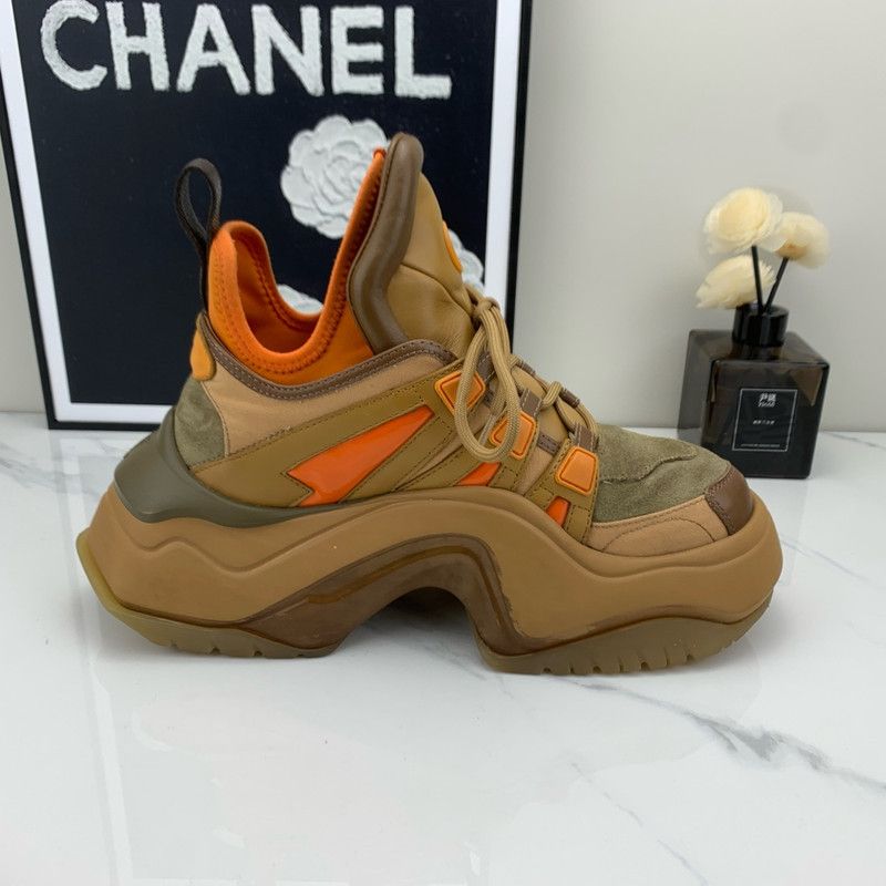 Louis Vuitton Louis Vuitton Archlight 2.0 Brown Sneakers 0079 Size US 7 / IT 37 - 9 Thumbnail