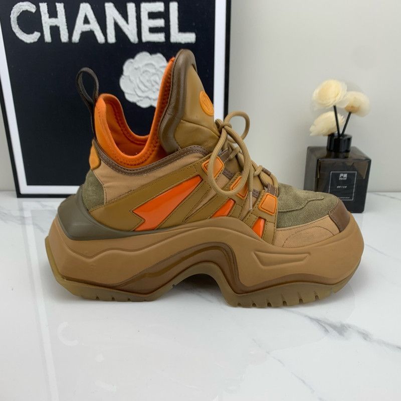 Louis Vuitton Louis Vuitton Archlight 2.0 Brown Sneakers 0079 Size US 7 / IT 37 - 6 Thumbnail