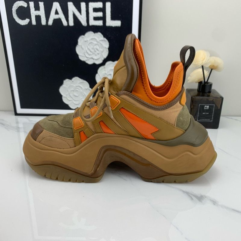 Louis Vuitton Louis Vuitton Archlight 2.0 Brown Sneakers 0079 Size US 7 / IT 37 - 7 Thumbnail