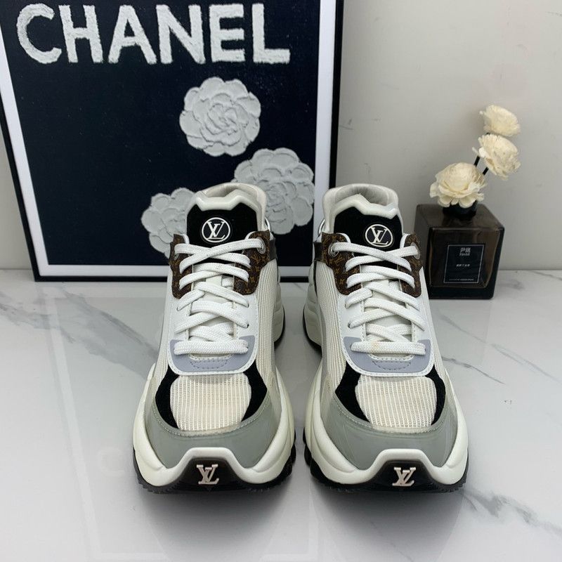 Louis Vuitton Louis Vuitton Run 55 Stylish Casual Sneakers for Women 0079 Size US 6 / IT 36 - 2 Thumbnail