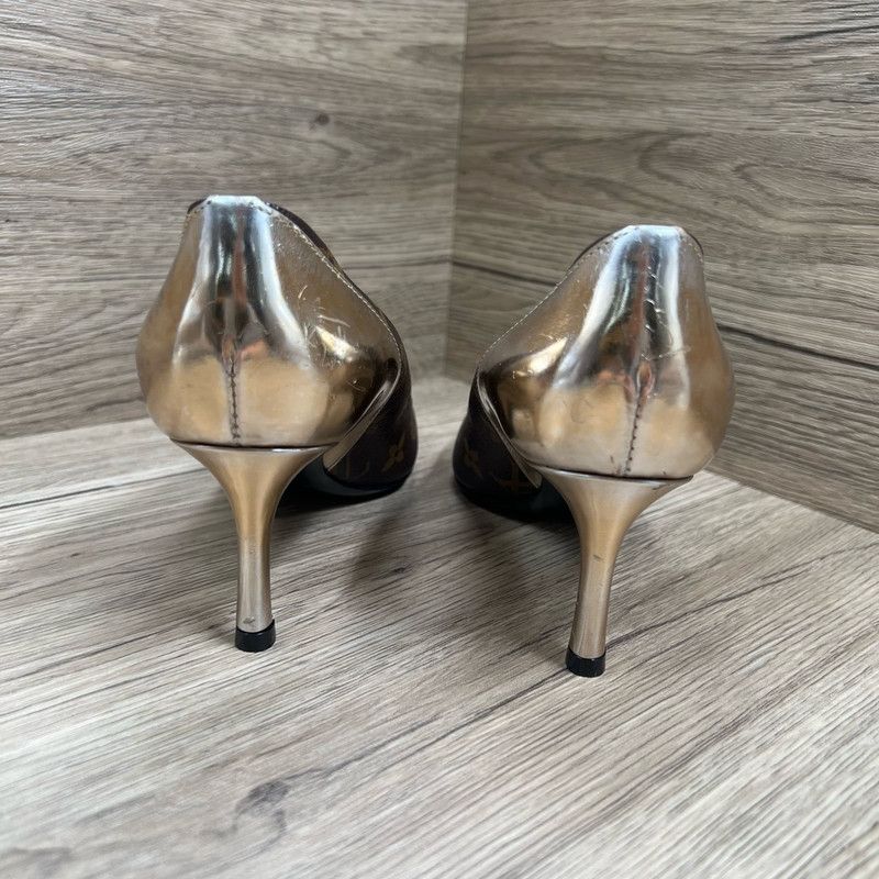 Louis Vuitton Louis Vuitton Classic Pointed Toe Heels 0079 Size US 7 / IT 37 - 5 Thumbnail