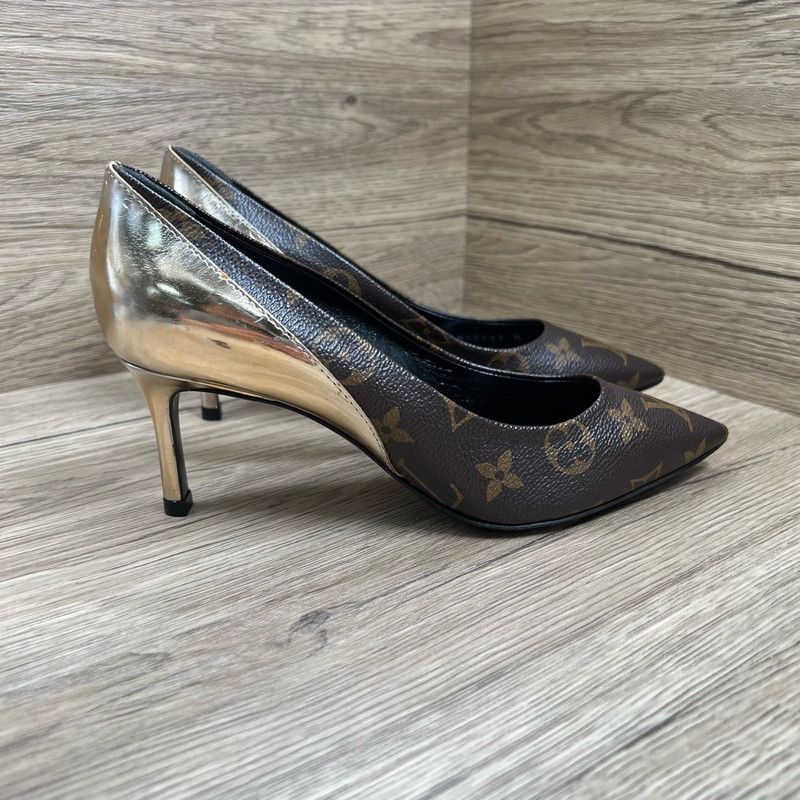 Louis Vuitton Louis Vuitton Classic Pointed Toe Heels 0079 Size US 7 / IT 37 - 4 Thumbnail
