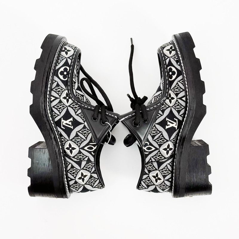 Louis Vuitton Louis Vuitton Beaubourg Casual Lace-Up Shoes 0079 Size US 8 / IT 38 - 3 Thumbnail