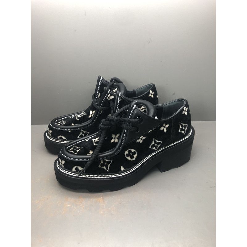 Louis Vuitton Louis Vuitton Beaubourg Black Platform Casual Shoes 0079 Size US 8 / IT 38 - 6 Thumbnail