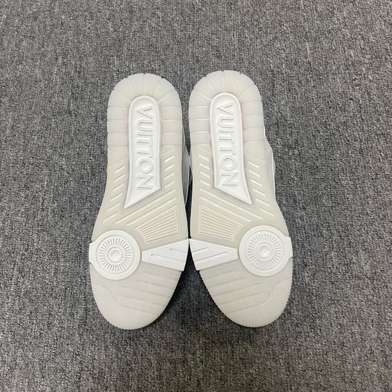 Louis Vuitton Louis Vuitton Trainer Low-Top Leather Sneakers 0079 Size US 4 / IT 34 - 6 Thumbnail