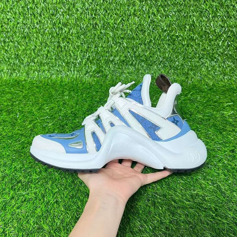 Louis Vuitton Louis Vuitton Archlight Monogram Denim Sneakers 0079 Size US 8 / IT 38 - 4 Thumbnail