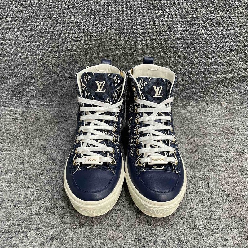 Louis Vuitton Louis Vuitton Stellar High-Top Casual Sneakers 0079 Size US 8 / IT 38 - 2 Thumbnail