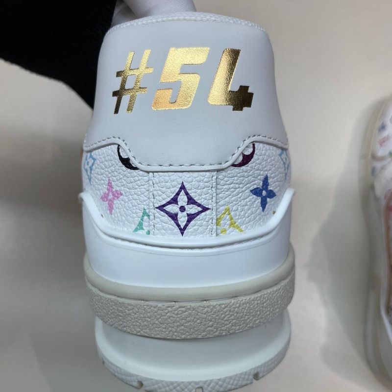 Louis Vuitton Takashi Murakami x Louis Vuitton White Trainers 0079 Size US 6 / IT 36 - 11 Thumbnail