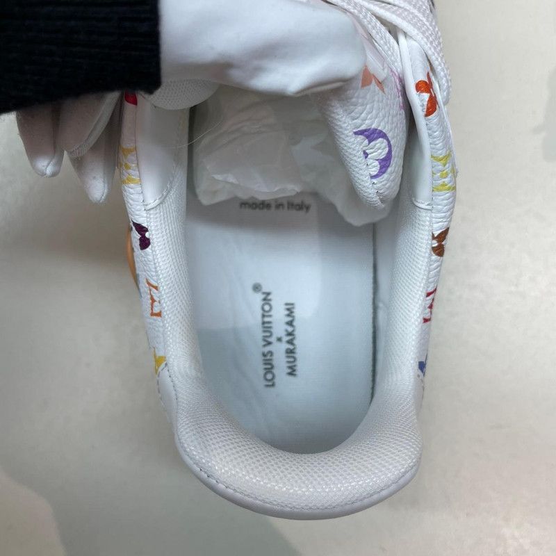 Louis Vuitton Takashi Murakami x Louis Vuitton White Trainers 0079 Size US 6 / IT 36 - 10 Thumbnail