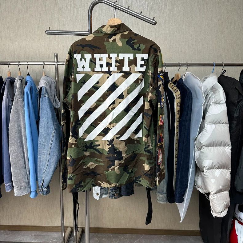 Japanese Brand OFF-WHITE Camouflage Men's Jacket Size US S / EU 44-46 / 1 - 2 Thumbnail