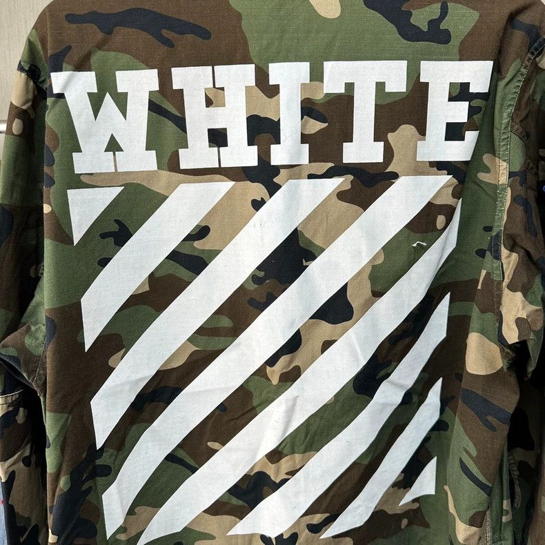 Japanese Brand OFF-WHITE Camouflage Men's Jacket Size US S / EU 44-46 / 1 - 7 Thumbnail