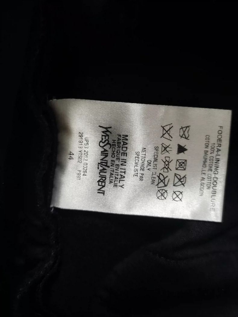 Yves Saint Laurent YSL Runway Patchwork Lambskin Wool Trousers Size US 32 / EU 48 - 9 Thumbnail