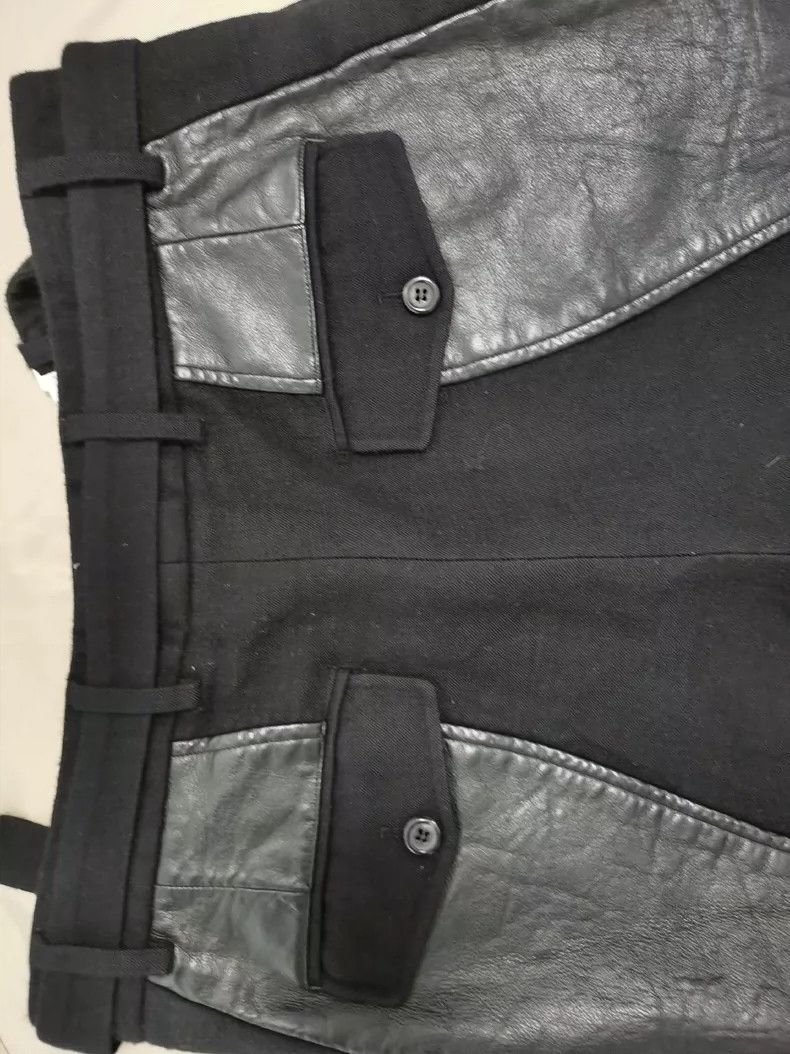Yves Saint Laurent YSL Runway Patchwork Lambskin Wool Trousers Size US 32 / EU 48 - 5 Thumbnail