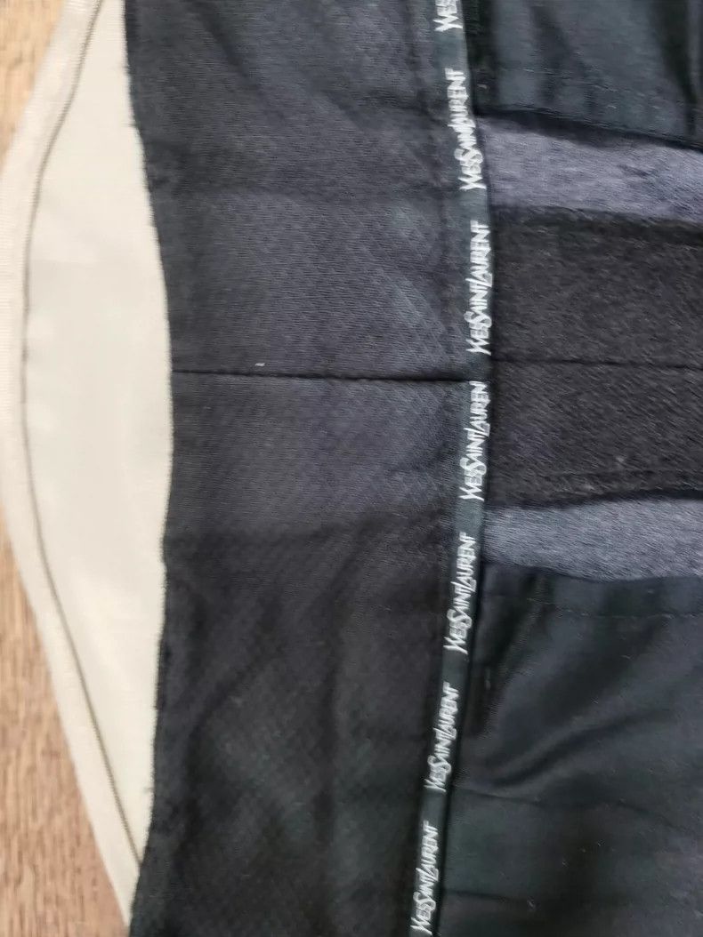 Yves Saint Laurent YSL Runway Patchwork Lambskin Wool Trousers Size US 32 / EU 48 - 7 Thumbnail