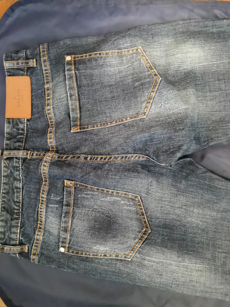 Vintage Degaia Distressed Embroidered Denim Jeans Size US 30 / EU 46 - 5 Thumbnail