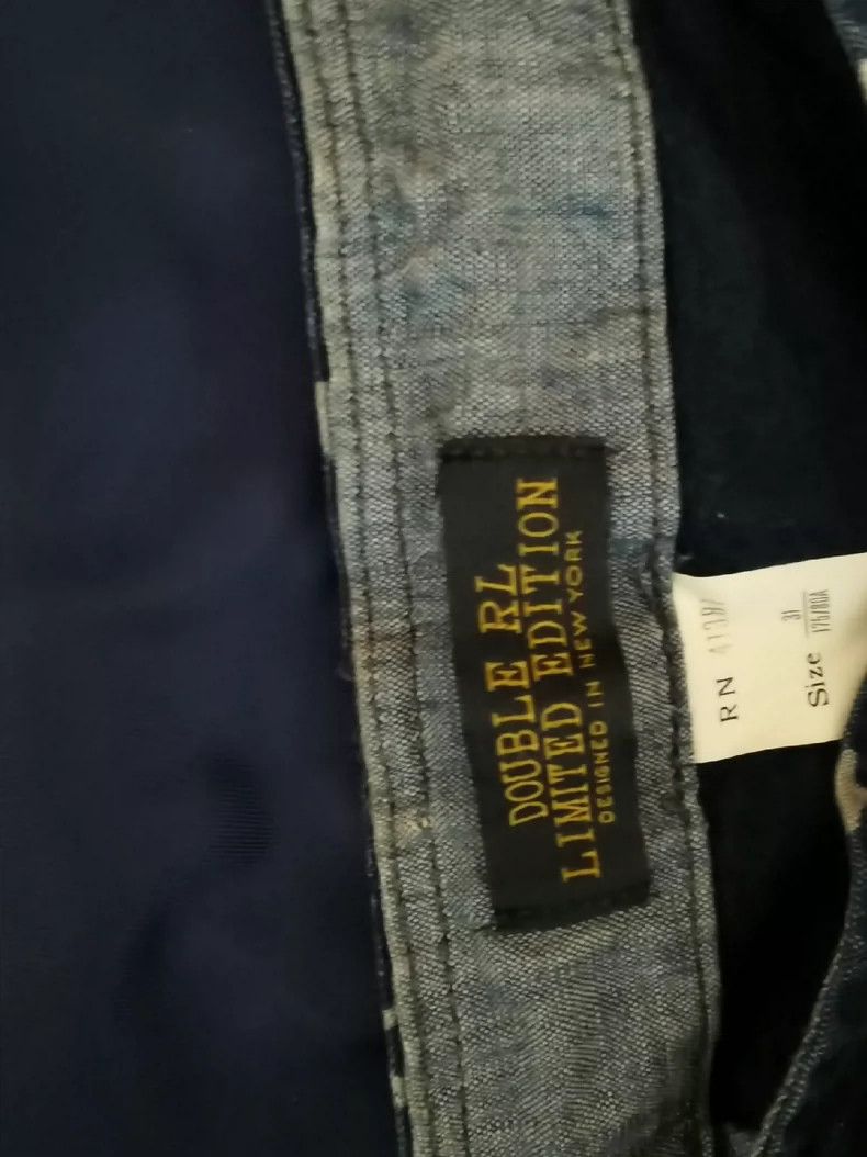 RRL Ralph Lauren Double RL Limited Indigo Anchor Shorts Size US 31 - 3 Thumbnail
